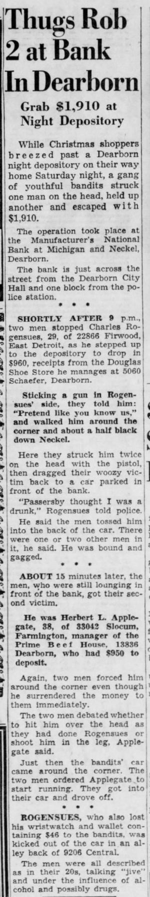 Prime Beef House - Dec 22 1958 Robbery (newer photo)